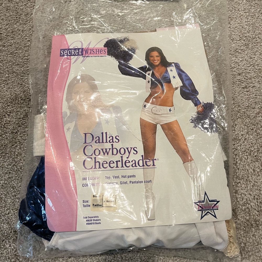 Women’s Dallas Cowboys Cheerleader Halloween Costume